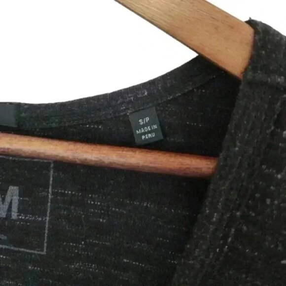 ATM Anthony Thomas Melillo Tee Shirt Dress Mini Black Heather Women's size Small - Picture 11 of 14